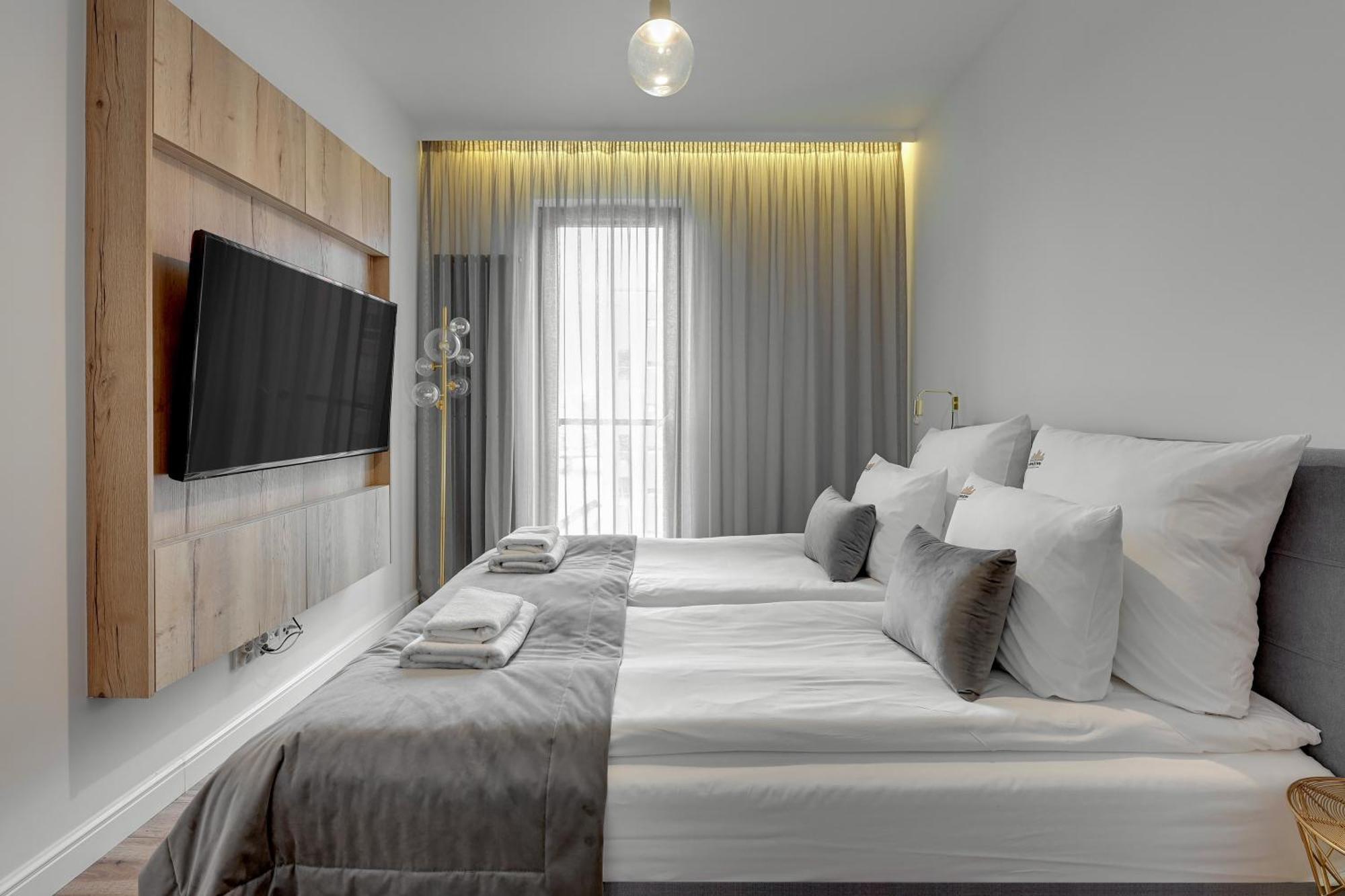 Aura - Riverside & Parking By Downtown Apartments Gdańsk Cameră foto