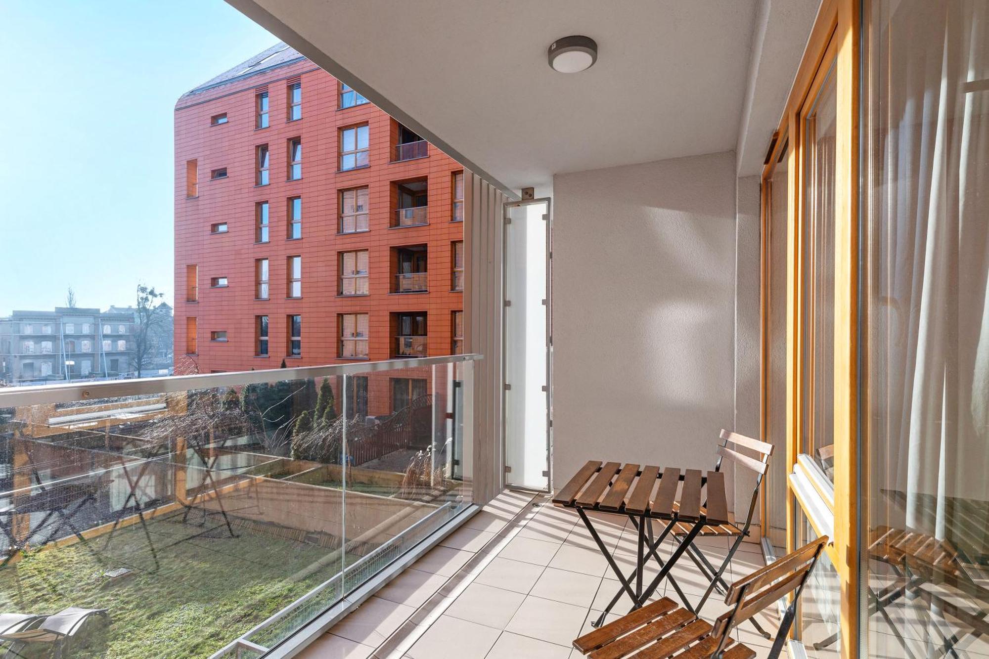 Aura - Riverside & Parking By Downtown Apartments Gdańsk Cameră foto