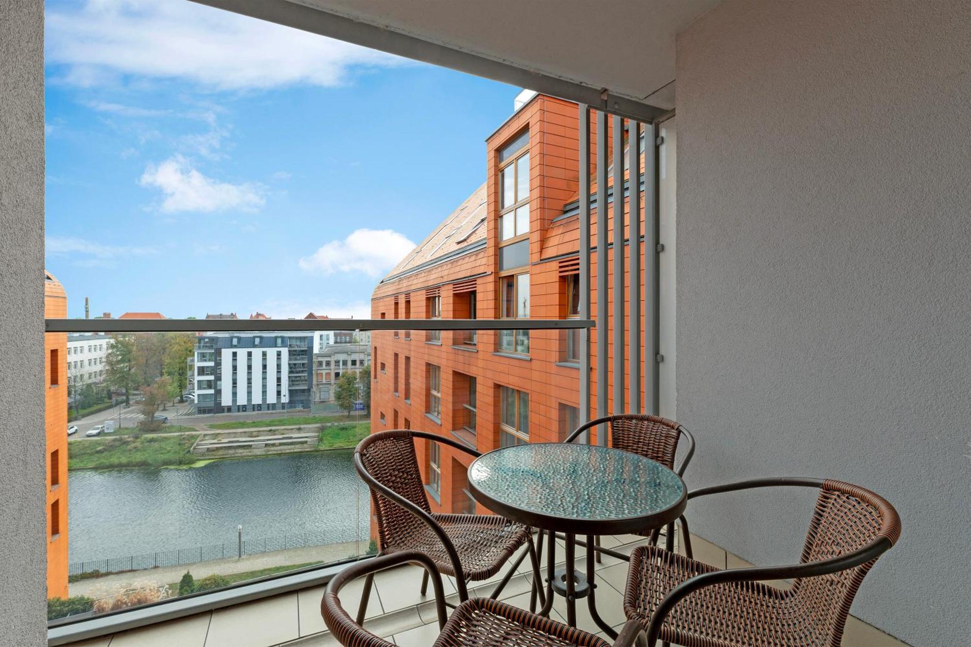 Aura - Riverside & Parking By Downtown Apartments Gdańsk Exterior foto