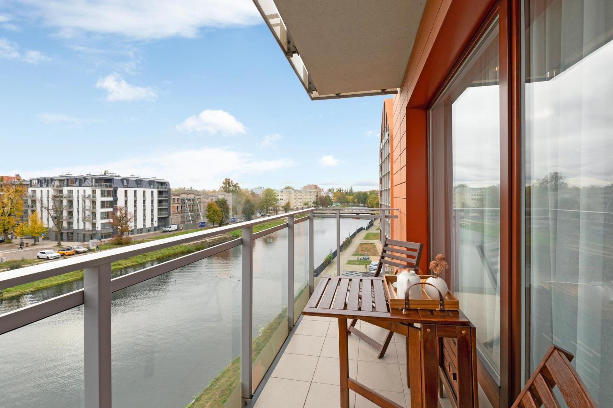 Aura - Riverside & Parking By Downtown Apartments Gdańsk Exterior foto