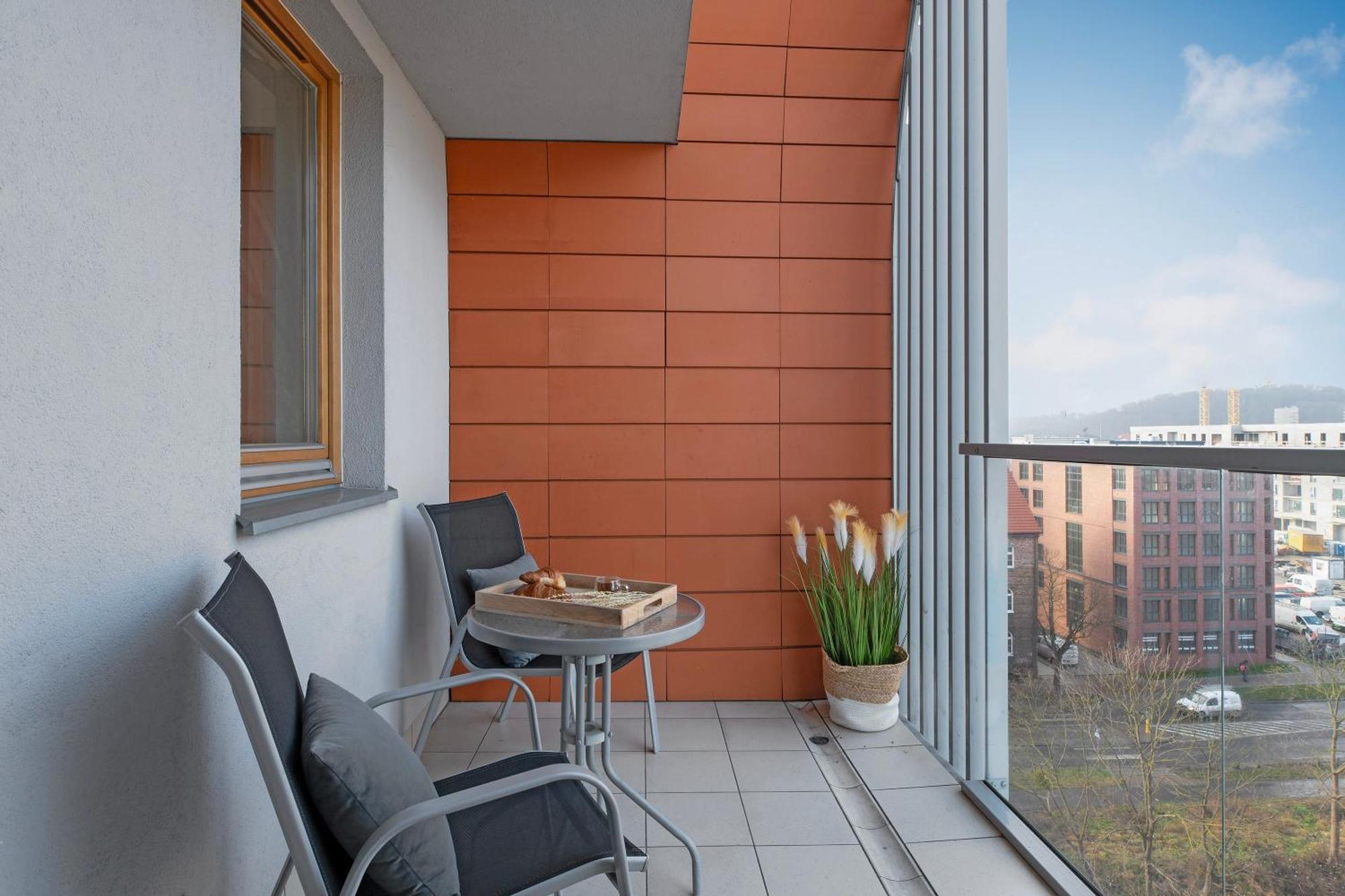 Aura - Riverside & Parking By Downtown Apartments Gdańsk Cameră foto